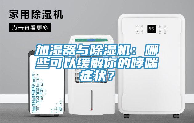 加濕器與除濕機(jī)：哪些可以緩解你的哮喘癥狀？