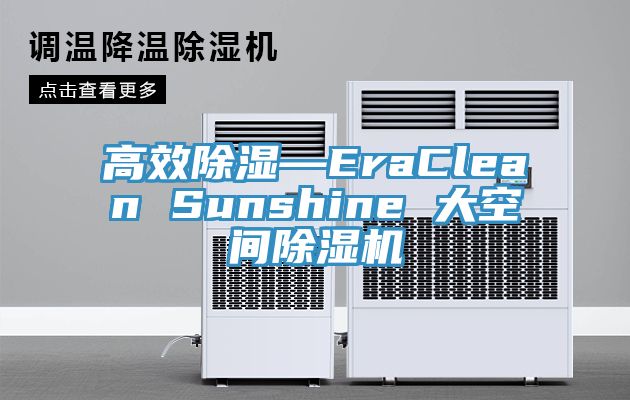 高效除濕—EraClean Sunshine 大空間除濕機(jī)