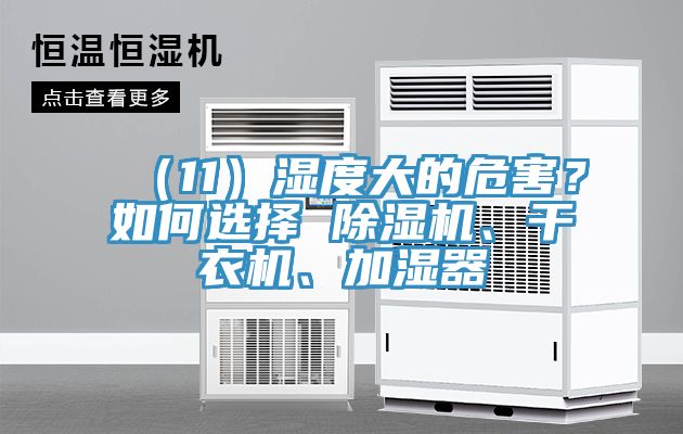 （11）濕度大的危害？如何選擇 除濕機、干衣機、加濕器